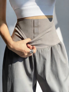 Waist Shaping Loose Sweatpants High Waist Thin Summer Pants