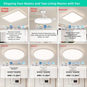 NVC | New Whole House Ceiling Light Luxurious Modern Simulated Crystal