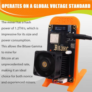 ⭐⭐⭐Bitaxe Gamma 601 Solo Miner 1.2TH/S BM1370 Asic Chip 18W From Antminer S21 Pro Bitcoin BTC Miner Wth Bracket
