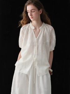 epoque de rueen | Floral Shadow Lightweight Set Tencel Blend Heavy Embroidery Women