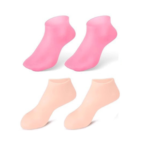 Masely Silicone Moisturizing Gel Heel Socks Foot Care Socks Soft and Comfortable