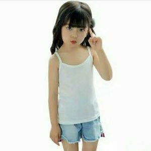 Tanktop Anak Perempuan Murah/Kaos Dalaman Anak Sekolah umur 4-10thn