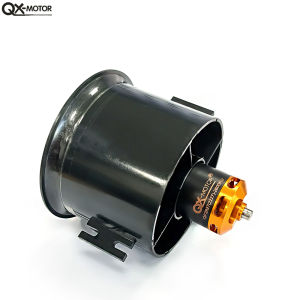 QX-MOTOR 70mm QF2827 EDF 12 Blades Ducted Fan with Brushless Motor 2600kv/1800kv Brushless Motor Use 4s/6s ESC For RC Airplane