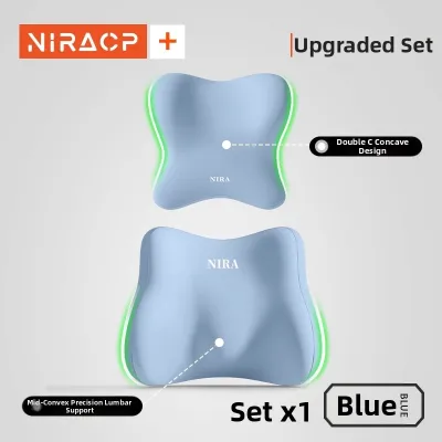 NIRA | Ergonomic Office Gaming Chair Headrest Lumbar Cushion