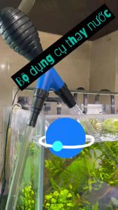 Bộ dụng cụ Nubios P-003 dùng hút phân cá cặn bẩn và thay nước cho bể cá cảnh bể thuỷ sinh