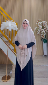 BISA COD! Hijab Instan Jumbo Runcing Pet Antem Kode ERKA Bahan Ceruty Babydoll By Ory AjeZas Collect