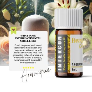 INTERCONTINENTAL Classy Water-Based Aroma Oil for Humidifier & Diffuser - 5mL Chic Fragrance Blend
