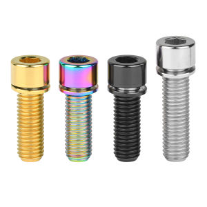 Wanyifa Titanium Bolt M7X20 25mm Stigma Cap Bolts Bike Stem Screw for Bicycle Cycling 1pcs