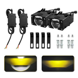Car Grile LED Light Pods Car Front Headlight 280W Motorcycle ATV UTV Projector LensCar Fog Offroad 68000LM with Fan High Power