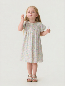 Marc&Janie | Cotton Butterfly Sleeve Girls Dress