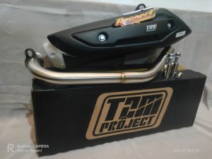Knalpot Standart Racing Tzm Project Vario 160 Non ss pro full pack