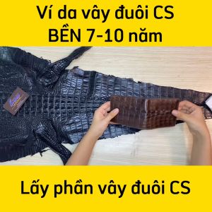 [FREE SHIP] VÍ NAM VÂY ĐUÔI CÁ SẤU LỚN RẤT BỀN!