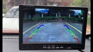7" Car Monitor Screen with Rear View Camera 4PIN Cable 15m for Truck Parking Trailer 12-24V LED Reversing Camera Heavy Duty