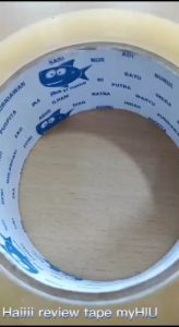 Lakban Selotip Isolasi 45 mm / 2 inch x 100 yard / 90 mtr BENING Transparan - Clear OPP Masking Tape myHIU