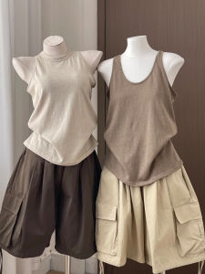 LANMENGYA | Bust-Concealing Racerback Loose Fit Sleeveless Top