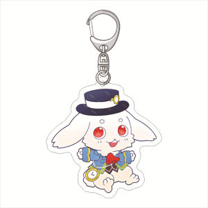 Bandai | 55MM Anime Shangri-La Frontier Acrylic Móc Khóa Sunraku Saiga Rei Amane Towa Oikatto Rnimalia Emuru Kawaii Quà Tặng Cho Người Hâm Mộ