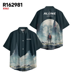 Summer New American Trend Casual Short Sleeve Loose Thin Mens Shirt Outerwear Polyester Fiber Breathable Moisture Wicking