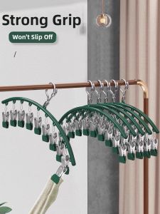 Stainless Steel Anti-Wind Multi-Purpose Clothes Hanger Clips