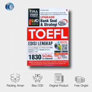 Buku Bank Soal Dan Strategi TOEFL Terupdate (Bonus DVD + App Android IOS)