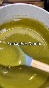 Premium Pistachio Sauce 1kg Creamy / Crunchy | Pistachio Spread for Kunafa Dessert Baking | Pistachio Cream Topping Ice Cream Waffle Pancake