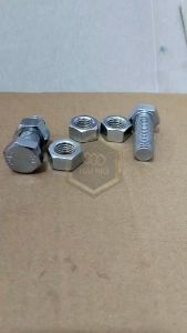BAUT M16X40 MUR KUNCI 24 PANJANG 4CM BAUD M16 X 40 PUTIH BMP HEXA BOLT GALVANIZ GALVANIS GALPANIS DIAMETER DRAT 16MM PITCH DRAT 2.0 40MM MM SEKRUP SKRUP