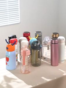 Stackable Water Bottle Wine Holder Storage Rack Transparent Acrylic Dustproof Kitchen Organizer