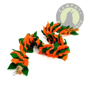 SEMPATI ovebird ParrSEMPATI Ayunan Daun Rambat Mainan Burung Sugar Glider Hamster Tangkringan Lot Parkit Falk Sunconure Paruh Bengkok RBDJL