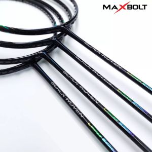 RAKET BADMINTON MAXBOLT BLACK WOVEN LIMITED EDITION 35 LBS