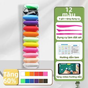 Đất Sét Nặn Nhẹ DIY Cho Trẻ Em 36 Màu