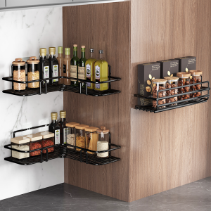 Giá Để Gia Vị Nhà Bếp Đơn Giản Hiện Đại Giá Để Gia Vị Không Cần Đục Lỗ Giá Để Gia Vị Góc Tường Giá Để Dầu Mắm Giá Để Đồ Dùng Nhà Bếp