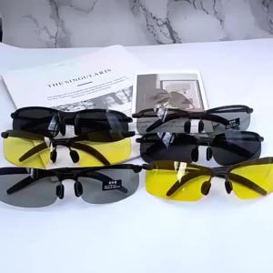 FS | Kính Râm Phân Cực Nam Photochromic UV400 Kính Thể Thao Ngoài Trời Đi Xe Đạp Kính Nhìn Ban Đêm Kính Lái Xe Nam Không Phân Cực Thông Thường