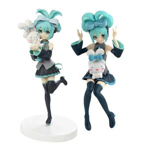 Bandai | Hatsune Miku Multiple Articulated Action Figures Cute Wedding Dress Hatsune Miku Series PVC Collectible Model Statues