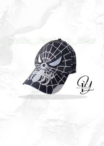 topi anak laki-laki perempuan/bordir carakter spiderman superhero