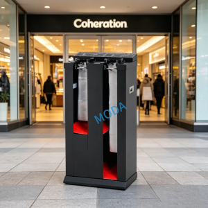 All-in-One Umbrella Wrapper & Bag Holder Commercial Grade Dual-Slot Design Includes 200 Disposable Bags