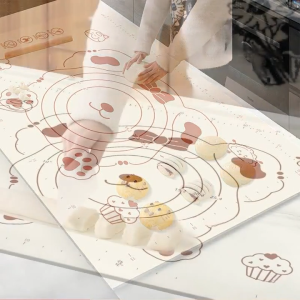 Kneading Mat Non-Stick Thickened Pastry Mat Food Grade Silicone Dapur Baking Tool for Bread Dumpling