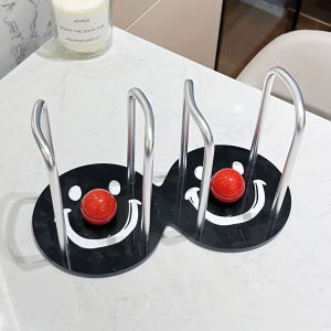 ชั้นวางถ้วยแบบใช้แล้วทิ้งสําหรับใช้ในบ้านพลาสติกสไตล์เรียบง่ายเครื่องดื่มกระดาษถ้วยผู้ถือเดสก์ท็อปถ้วยกาแฟชาอินเวอร์เตอร์