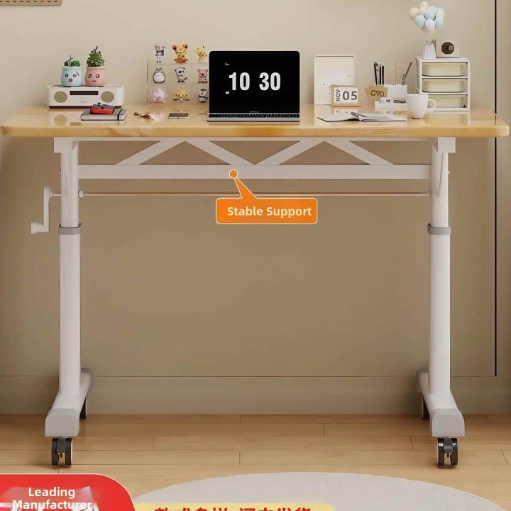 Manual%20Height%20Adjustable%20Table%20Legs%20with%20Casters%20Rectangular%20Computer%20Desk%20Rack%20Minimalist%20All-Moving%20Base%20Weight%20Bearing%20-%20Image%205