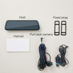 4K Dual Camera Dash Cam Front and Rear Touch Screen WiFi Car DVR 24H Parking Monitor Loop Recording G Sensor Auto Video Recorder