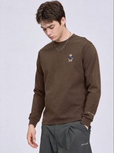 Mark Fairwhale | Cotton Comfortable Casual Round Neck Long Sleeve T-Shirts
