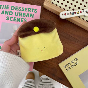 Unique Small Rabbit Floral Canvas Coin Purse Multi-Layer Card Holder Miscellaneous Bag Hanging Charm for Youth Men And Women