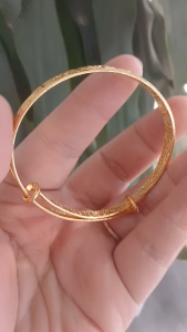 Vòng tay nữ thời trang tiệc cưới xi ma vàng phong cách cổ điển sang trọng điều chỉnh tăng đưa