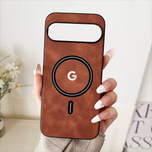 Luxury Business Leather Phone Case For Google Pixel 11 10 9 8 7 Pro XL 8A 7A For Magsafe Magnetic Wireless Charger Protect Cover