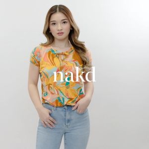 NAKD FASHION KAREN PLAIN FLORAL BASIC DAILY CASUAL BLOUSE TOP FOR WOMEN 1018