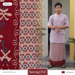 Sarung Dewasa Motif Khimara Bahan Rayon Tidak Mudah Kusut