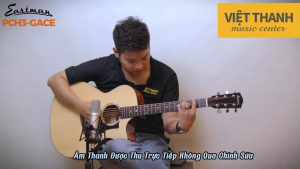 Eastman PCH3GACE Acoustic Guitar with Fishtail Neck 4-String 35 Inch