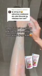 SUPER WHITENING MILK SOAP SABUN PEMUTIH SEREH10X PASTI PUTIH