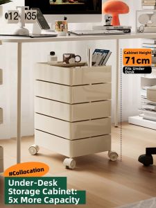NANGUAHEZI | Under Desk Mobile Rotating Storage Cabinet