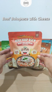 BAREFOOD BUMBOO Hap Hap Rice 180gr / Beras Organik Sehat MPASI Bayi / BUMBO