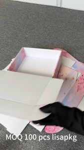 1PCS Mailer Box Corrugated Packaging Colored Carton Kraft Airplane Box High-end Cardboard Gift Box