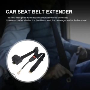 3 Point Auto Car Safety Seat Belt Universal Retractable Seat Belt Polyester Material Safety Belt